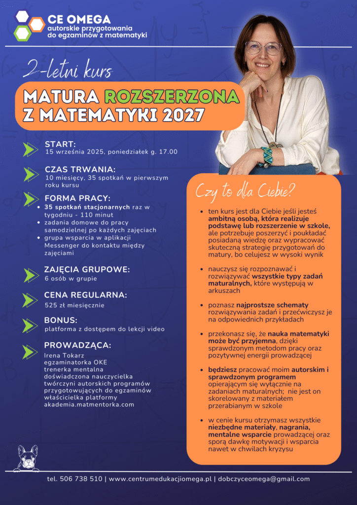 matura rozszerzona z matematyki 2-letni kurs